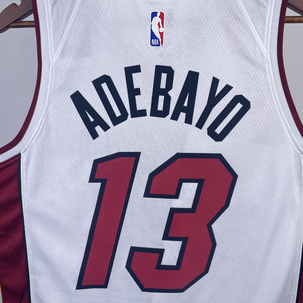 Regata Miami Heat Association Edition 24/25 Bam Adebayo Branca