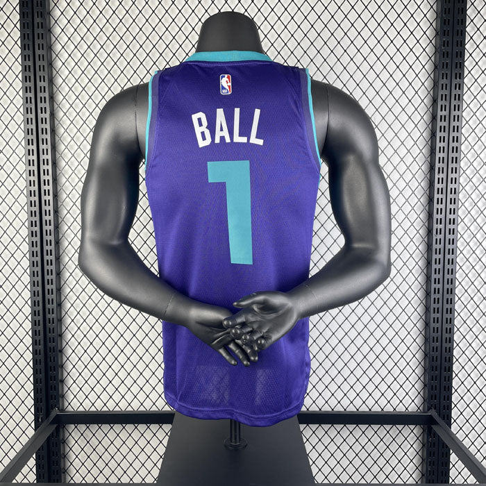 Regata Charlotte Hornets Statement Edition 20/21 LaMelo Ball Roxa