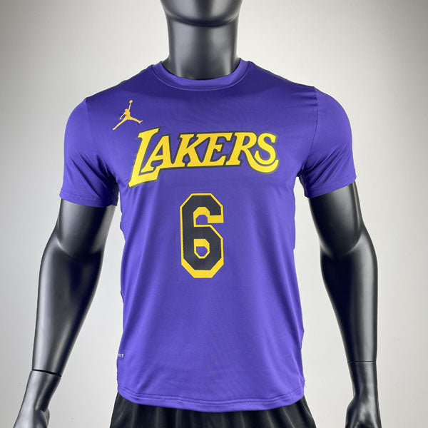Camiseta Los Angeles Lakers LeBron James 6 DRI-FIT Roxa