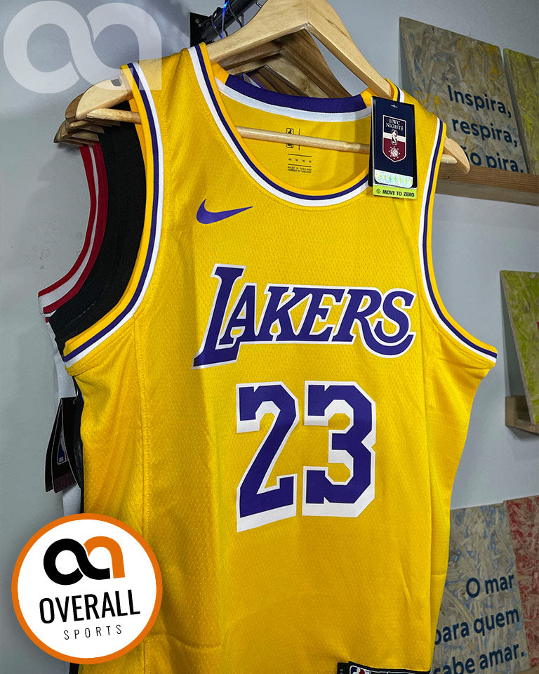 Regata Los Angeles Lakers 24/25 LeBron James Amarela – Overall Sports