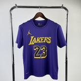 Camiseta Los Angeles Lakers LeBron James 23 DRI-FIT Roxa