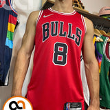 Regata Chicago Bulls Icon Edição 75 anos Zach LaVine Vermelha