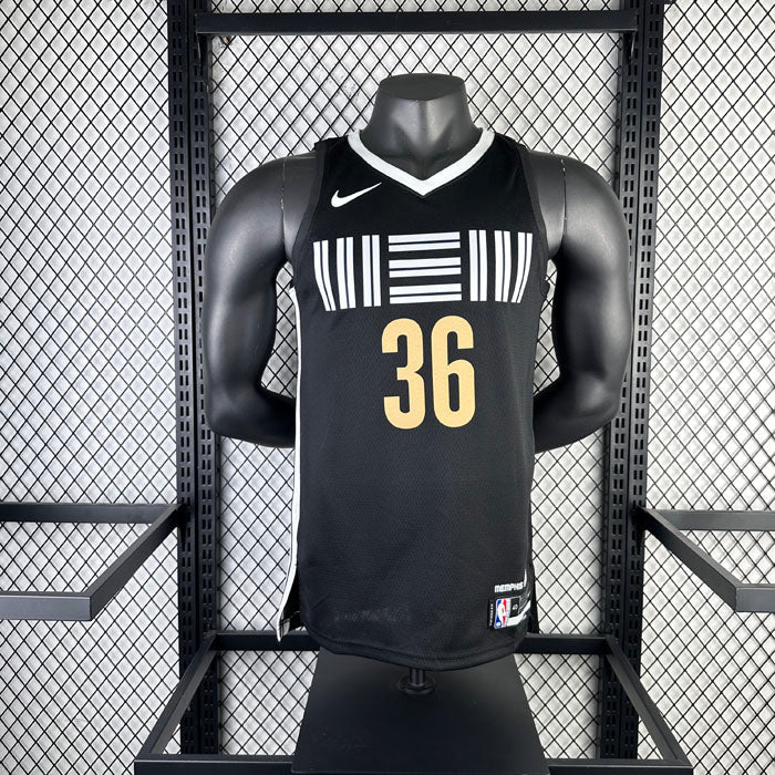 Regata Memphis Grizzlies City Edition 23/24 Marcus Smart Preta