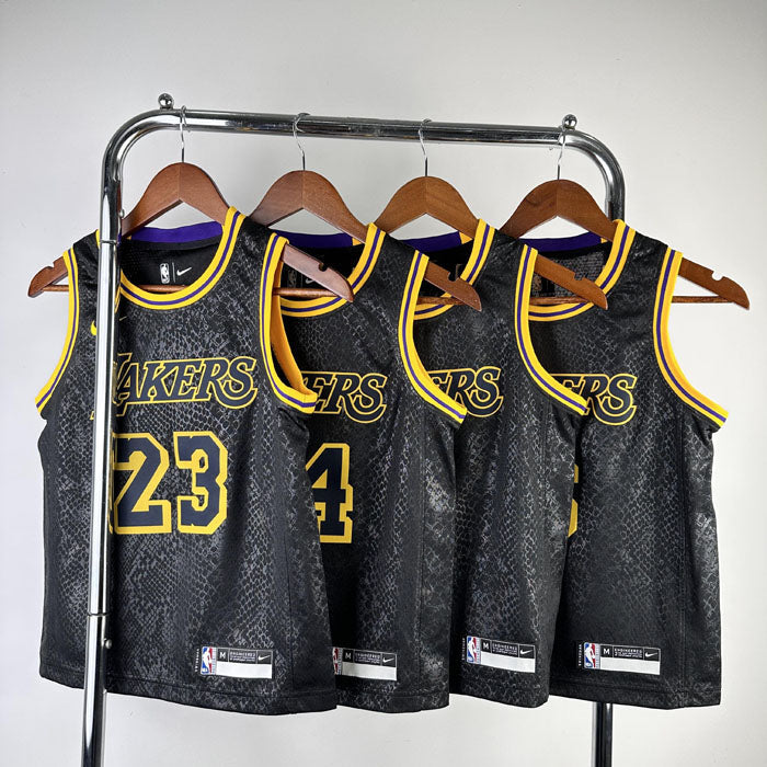 Regata Infantil Los Angeles Lakers LeBron James 23 Preta