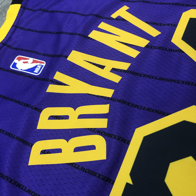 Regata Los Angeles Lakers City Edition 18/19 Kobe Bryant 24 Roxa