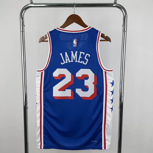 Regata Philadelphia 76ers Icon Edition 26/27 Lebron James Azul