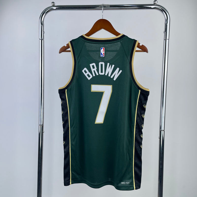 Regata Boston Celtics City Edition 22/23 Jaylen Brown Verde