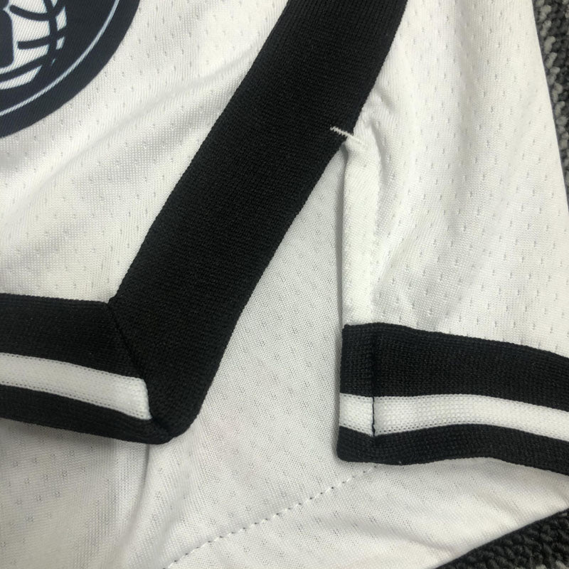Short Brooklyn Nets Association Edição 75 anos 21/22 Branco