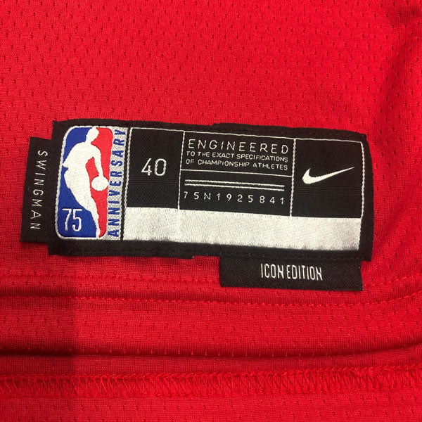 Regata Chicago Bulls Icon Edição 75 anos DeRozan Vermelha