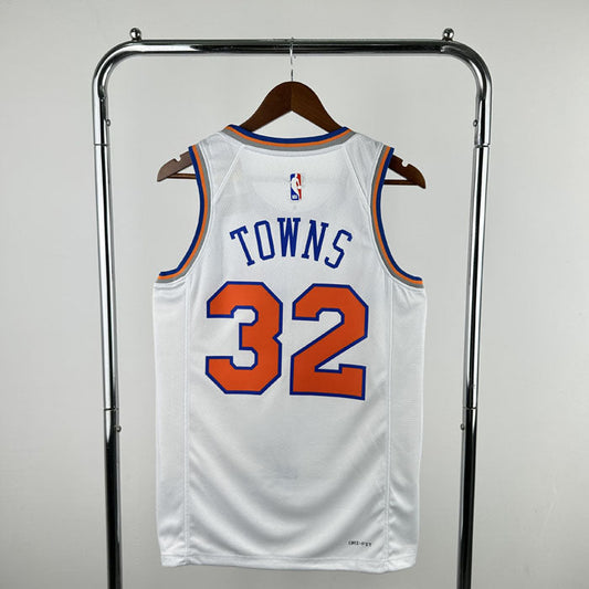 Regata New York Knicks Association Edition 25/26 Karl-Anthony Towns Branca