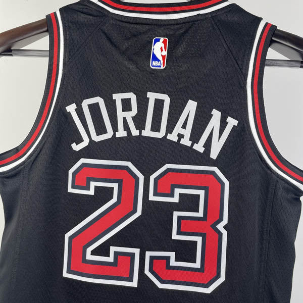 Regata Infantil Chicago Bulls Michael Jordan Preta