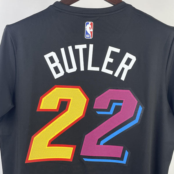 Camiseta Miami Heat Jimmy Butler City Edition DRI-FIT Preta