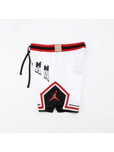 Short Jordan Diamond Branco/Vermelho
