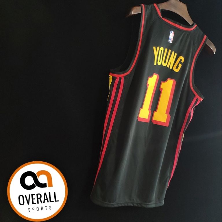 Regata Atlanta Hawks Statement Edition Trae Young Preta