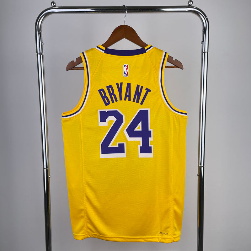 Regata Los Angeles Lakers Icon Edition Kobe Bryant 24 Amarela