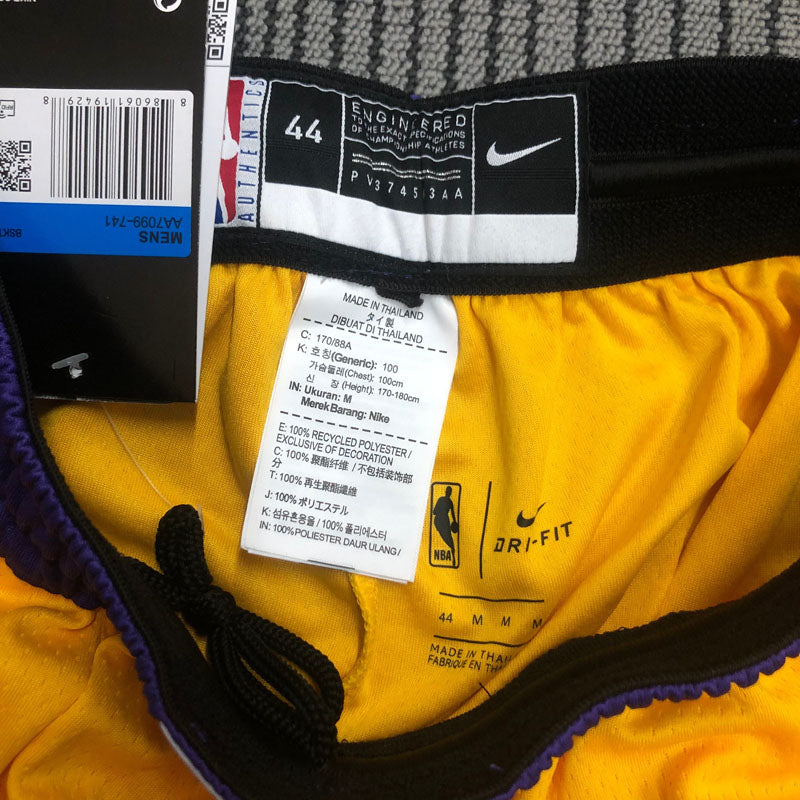 Short Los Angeles Lakers Icon Edition Amarela
