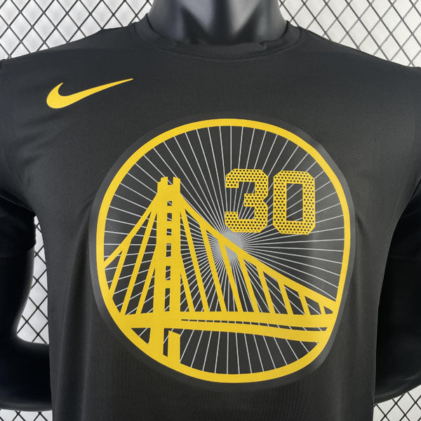 Camiseta Golden State Warriors Stephen Curry DRI-FIT Preta
