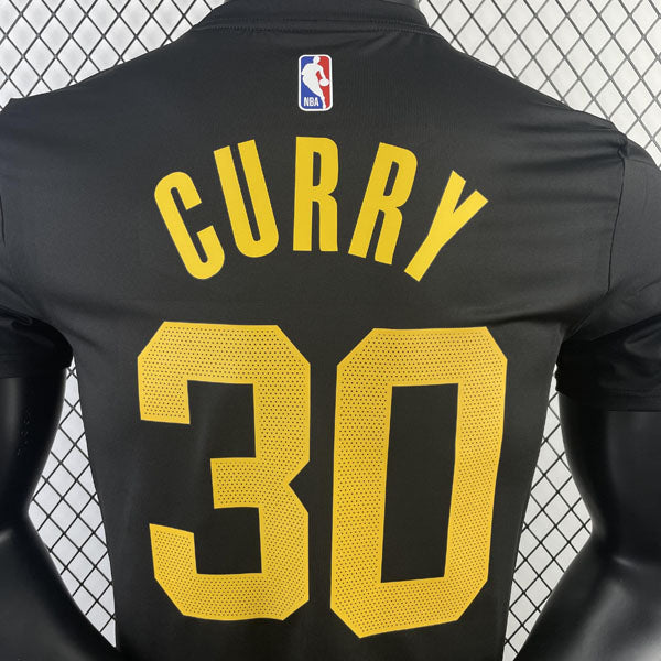 Camiseta Golden State Warriors Stephen Curry DRI-FIT Preta