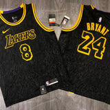 Regata Los Angeles Lakers Black Mamba Kobe Bryant 8/24 Preta