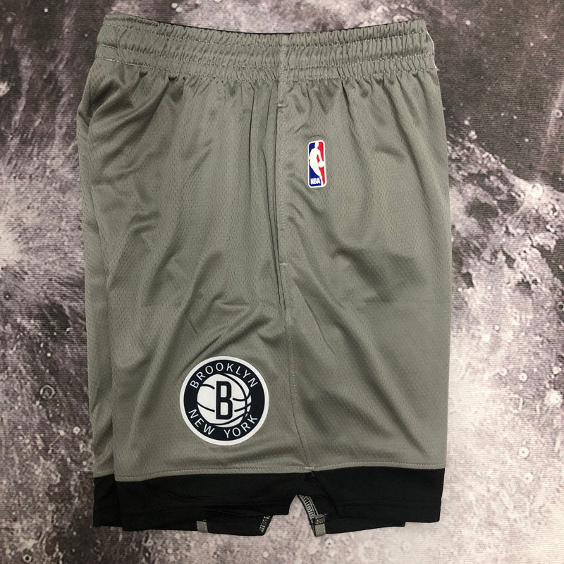 Short Brooklyn Nets Statement Cinza