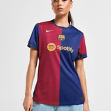 Camisa Barcelona Feminina I 24/25 Vermelha e Azul