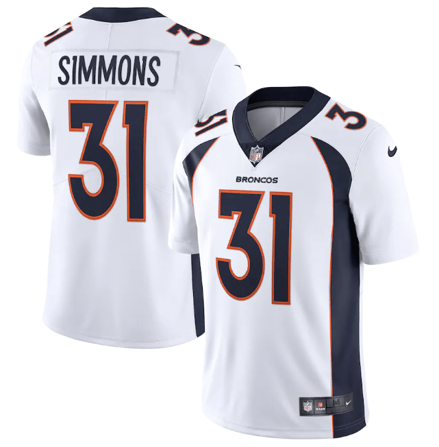 Camisa NFL Denver Broncos Vapor Limited Branca