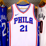 Regata Philadelphia 76ers Association Edition 24/25 Joel Embiid Branca