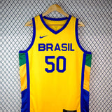 Regata Seleção Brasileira Basquete 23/24 Amarela