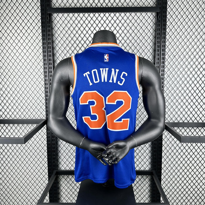 Regata New York Knicks Icon Edition 24/25 Karl-Anthony Towns Azul