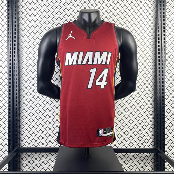 Regata Miami Heat Statement Edition 23/24 Tyler Herro Vermelha