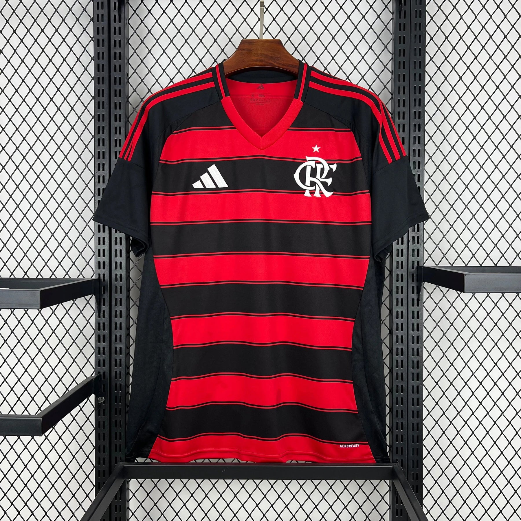 Camisa Flamengo I 25/26 Vermelha/Preta Masculina