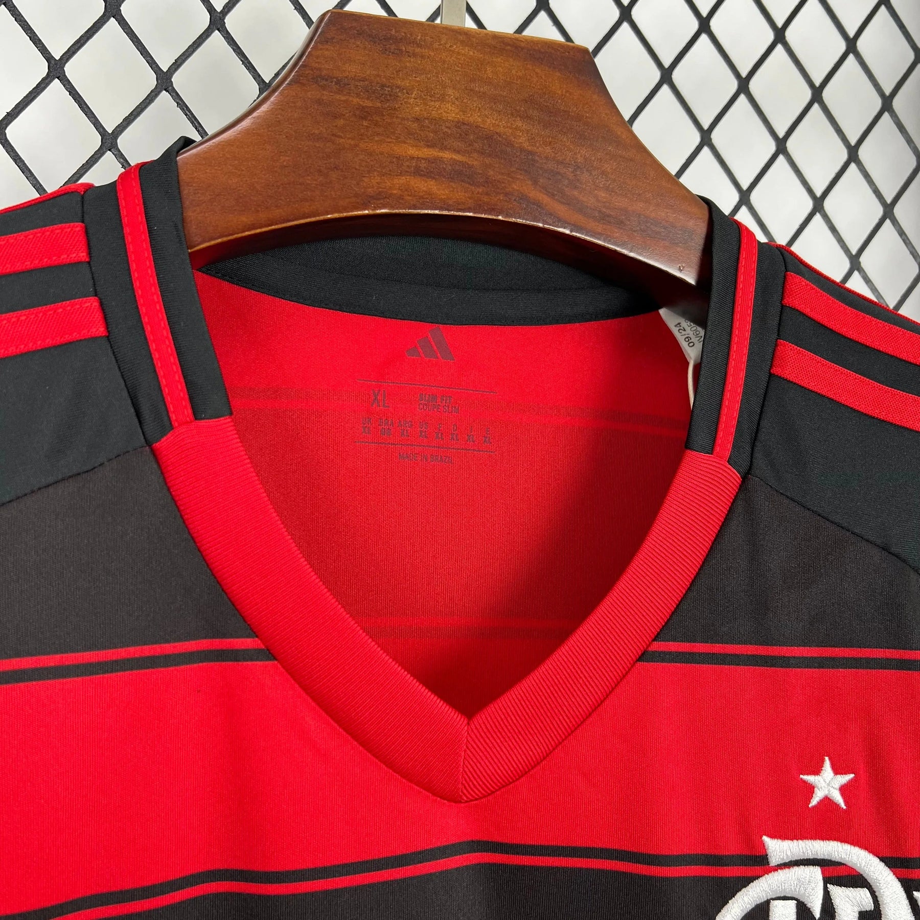 Camisa Flamengo I 25/26 Vermelha/Preta Masculina