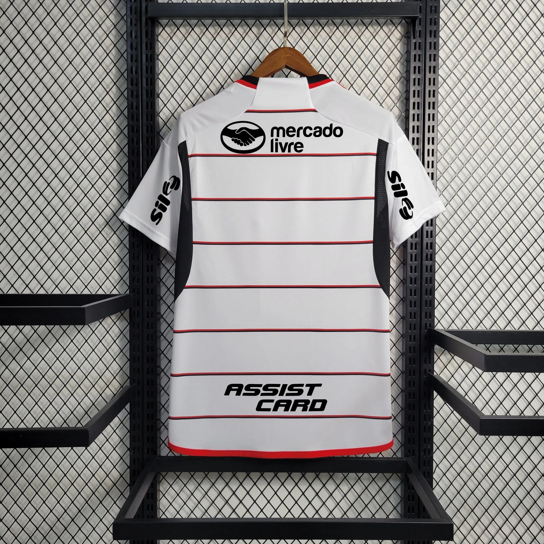 Camisa Flamengo II 23/24 Branca Com Patrocínio e Patches Masculina