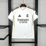Camisa Real Madrid I 25/26 Branca Masculina