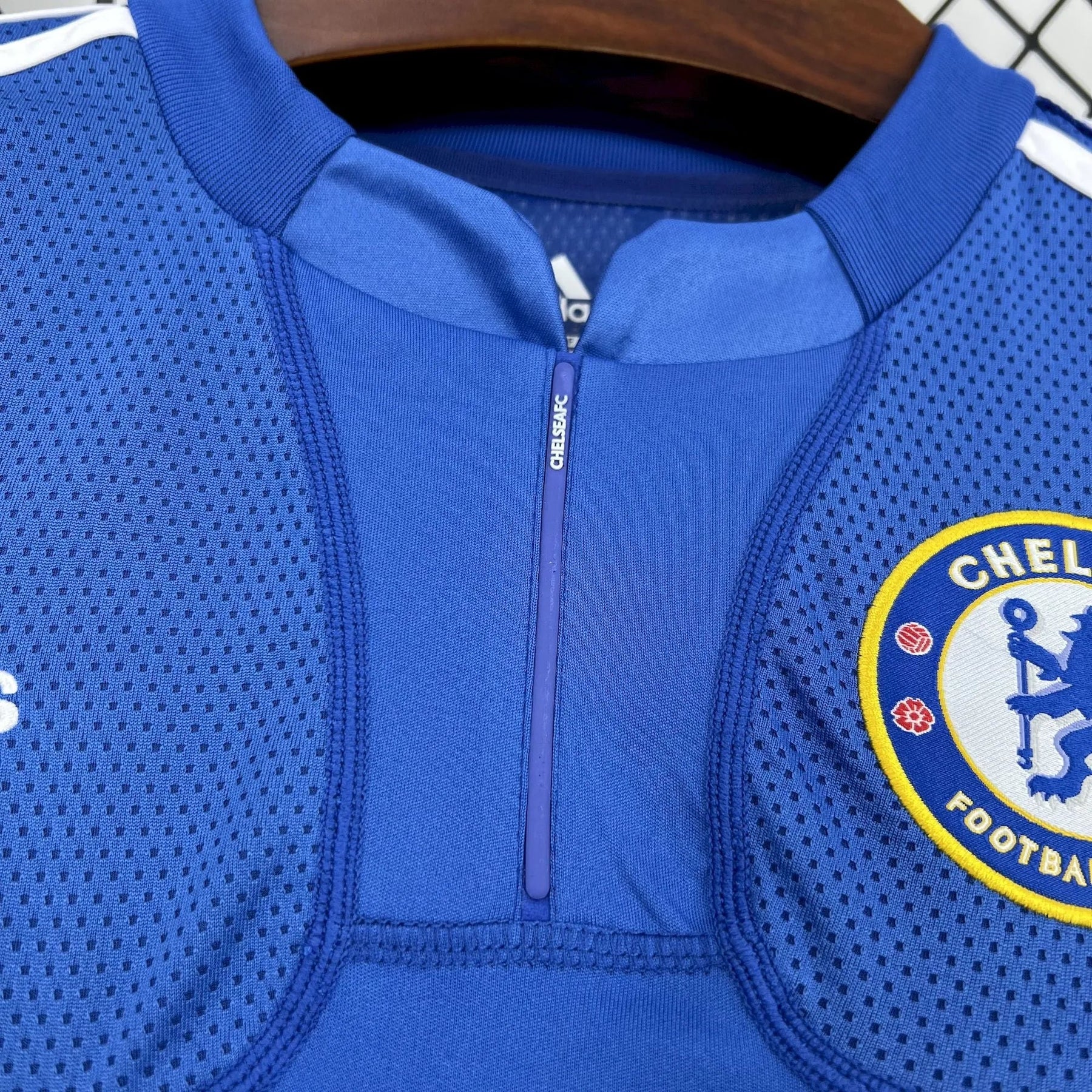 Camisa Chelsea I 2009/2010 Retrô Azul Masculina