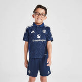 Conjunto Infantil Manchester United II 24/25 Azul