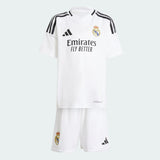 Conjunto Infantil Real Madrid I 24/25 Branco