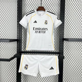 Conjunto Infantil Real Madrid I 25/26 Branco