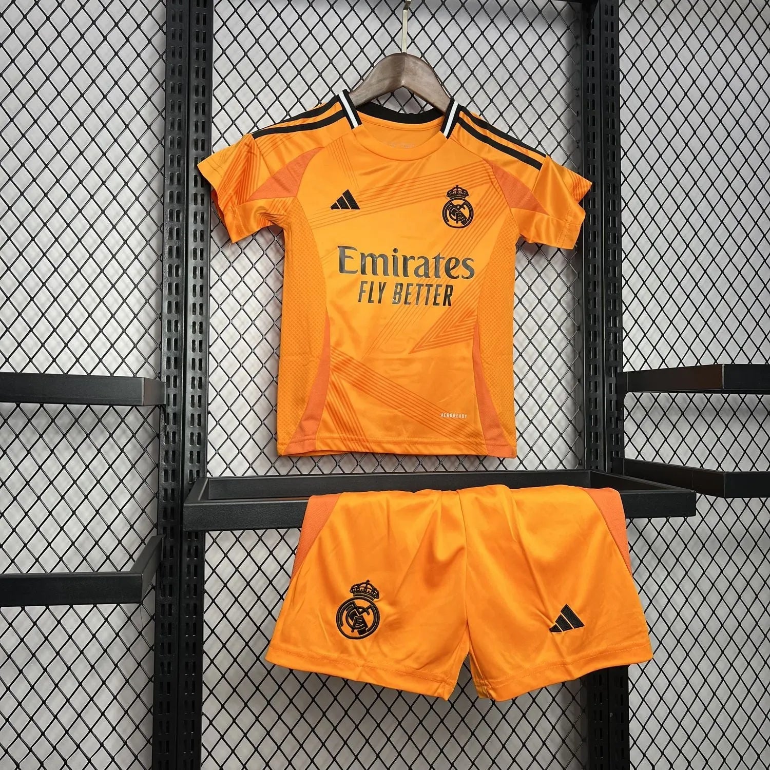 Conjunto Infantil Real Madrid II 24/25 Laranja