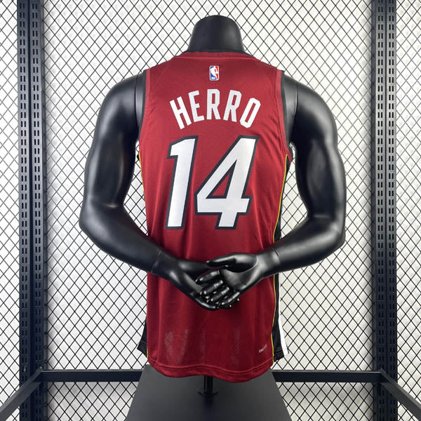 Regata Miami Heat Statement Edition 23/24 Tyler Herro Vermelha
