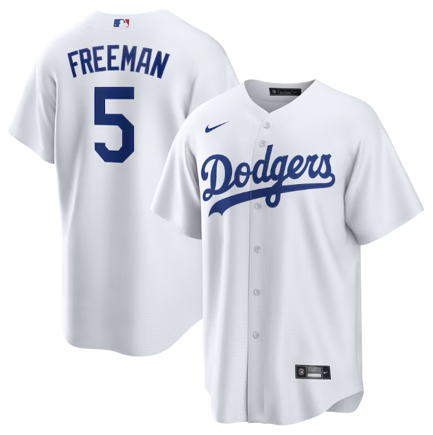 Camisa MLB Los Angeles Dodgers Branca Torcedor
