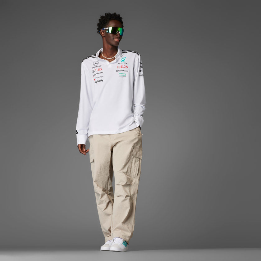 Camisa Polo Manga Longa Mercedes - AMG Petronas Fórmula One Team