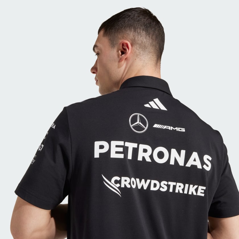 Camisa Polo Preta Mercedes - AMG Petronas Formula One Team