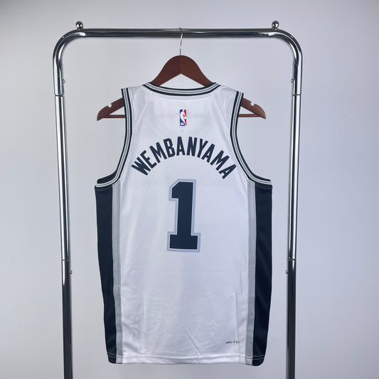 Regata San Antonio Spurs 25/26 Victor Wembanyama Branca