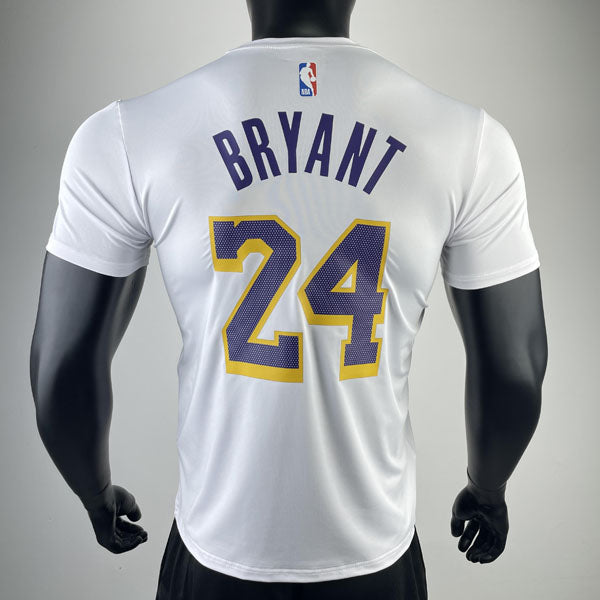 Camiseta Los Angeles Lakers Kobe Bryant 24 DRI-FIT Branca