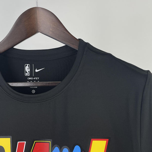 Camiseta Miami Heat Jimmy Butler City Edition DRI-FIT Preta