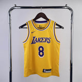 Regata Infantil Los Angeles Lakers Kobe Bryant 8 Amarela