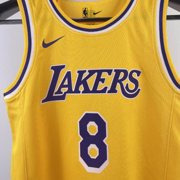 Regata Infantil Los Angeles Lakers Kobe Bryant 8 Amarela