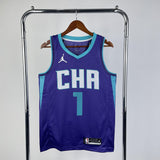Regata Charlotte Hornets Statement Edition 20/21 LaMelo Ball Roxa