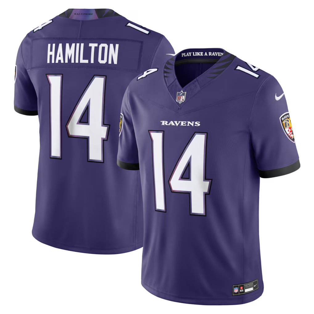 Camisa NFL Baltimore Ravens 2026 F.U.S.E Limited Roxa
